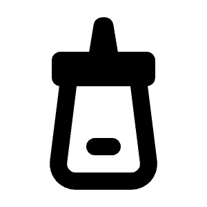 Allergens Mustard Icon from Rounded Line - Streamline Material Free Set