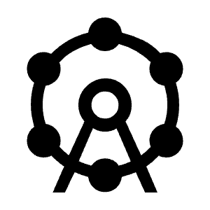 Attractions Icon from Sharp Line - Material Symbols Set