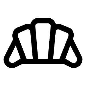 Bakery Dining Icon from Outlined Line - Material Symbols Set