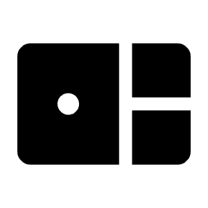 Bento Fill Icon from Rounded Fill - Material Symbols Set