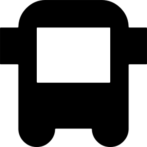 Bus Icon from Block – Free Set