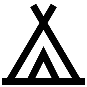 Camping Tent Icon from Atlas Line Set