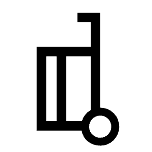 Carry On Bag Icon from Sharp Line - Material Symbols Set