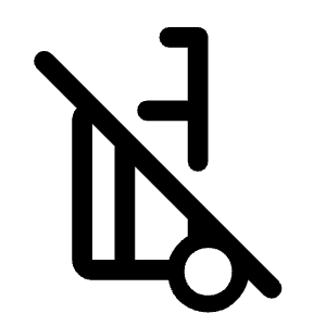 Carry On Bag Inactive Icon from Rounded Line - Material Symbols Set