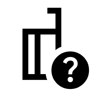 Carry On Bag Question Icon from Sharp Line - Material Symbols Set