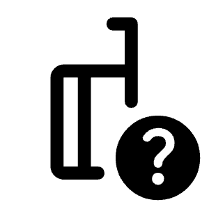 Carry On Bag Question Icon from Rounded Line - Material Symbols Set