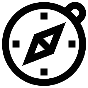 Compass Pointers Icon from Atlas Line Set