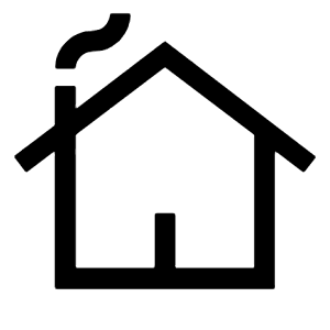 Cottage Icon from Outlined Line - Material Symbols Set