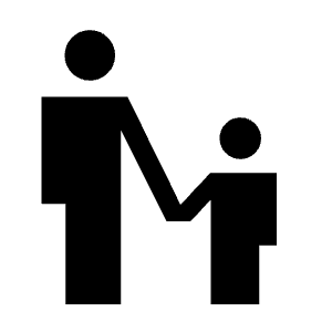Escalator Warning Fill Icon from Sharp Fill - Material Symbols Set