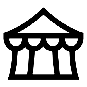 Festival Icon from Outlined Line - Material Symbols Set