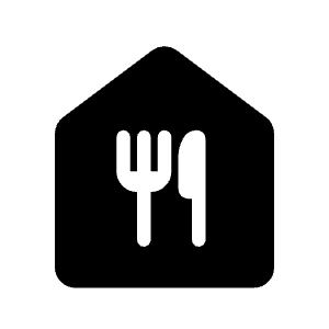Food Bank Fill Icon from Rounded Fill - Material Symbols Set