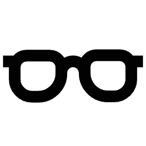 Glasses Vision Icon from Atlas Line Set