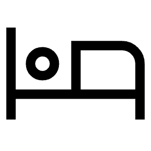 Hotel Icon from Outlined Line - Material Symbols Set