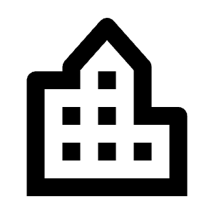 Location City Icon from Outlined Line - Streamline Material Free Set