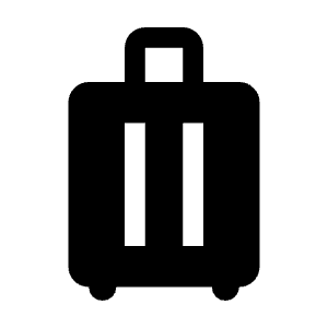 Luggage Fill Icon from Outlined Fill - Material Symbols Set
