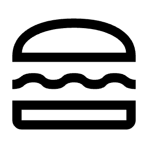 Lunch Dining Icon from Outlined Line - Material Symbols Set