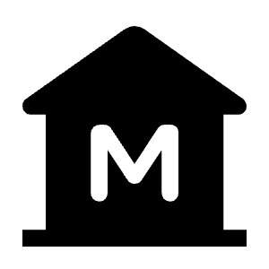 Museum Fill Icon from Rounded Fill - Material Symbols Set