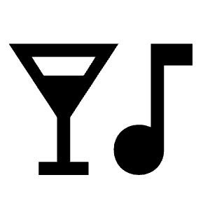 Nightlife Icon from Outlined Line - Material Symbols Set