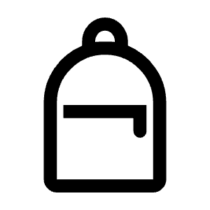 Personal Bag Icon from Outlined Line - Material Symbols Set