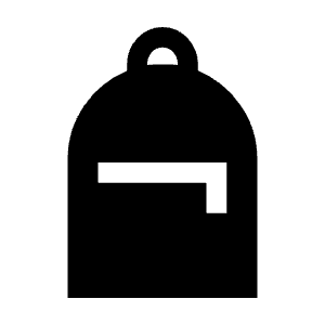 Personal Bag Fill Icon from Sharp Fill - Material Symbols Set