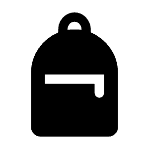 Personal Bag Fill Icon from Outlined Fill - Material Symbols Set