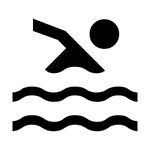 Pool Fill Icon from Sharp Fill - Material Symbols Set