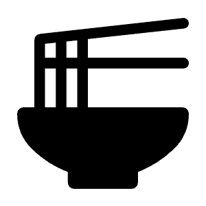 Ramen Dining Fill Icon from Rounded Fill - Material Symbols Set