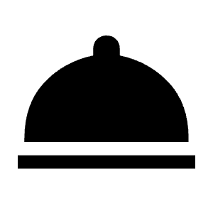 Room Service Fill Icon from Outlined Fill - Material Symbols Set