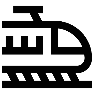 Train Travel Icon from Atlas Line Set