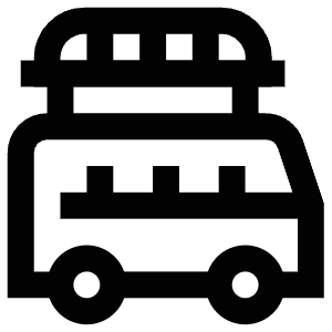 Travel Bus Icon from Atlas Line Set