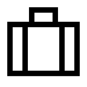 Trip Icon from Sharp Line - Material Symbols Set