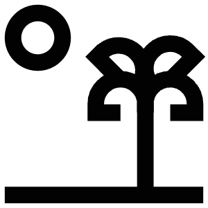 Tropical Holiday Icon from Atlas Line Set