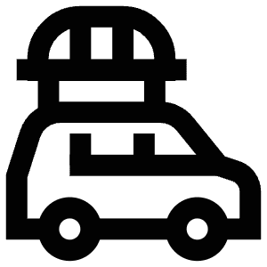 Van Car Icon from Atlas Line Set