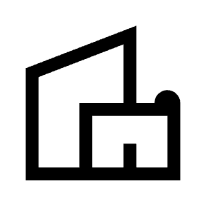 Villa Icon from Outlined Line - Material Symbols Set