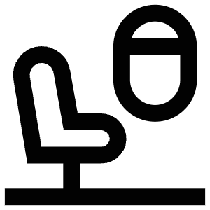 Window Seat Icon from Atlas Line Set