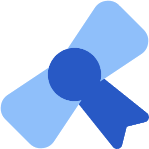 Certified Diploma Icon from Core Flat Set