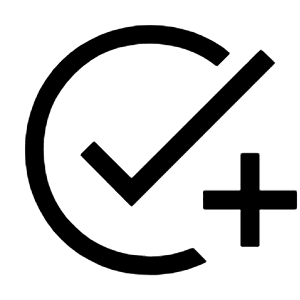 Add Task Icon from Sharp Line - Material Symbols Set