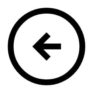 Arrow Circle Left Icon from Outlined Line - Material Symbols Set