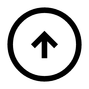Arrow Circle Up Icon from Sharp Line - Material Symbols Set
