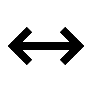 Arrow Range Icon from Material Pro Line Set