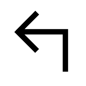 Arrow Top Left Icon from Sharp Line - Material Symbols Set