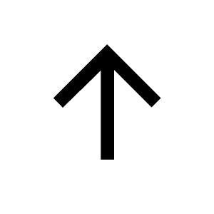 Arrow Upward Alt Fill Icon from Sharp Fill - Material Symbols Set