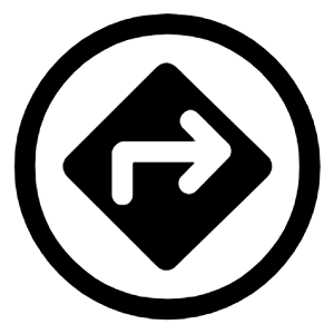 Assistant Direction Icon from Rounded Line - Material Symbols Set