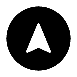 Assistant Navigation Fill Icon from Rounded Fill - Material Symbols Set