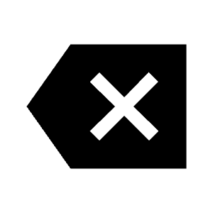 Backspace Fill Icon from Sharp Fill - Material Symbols Set