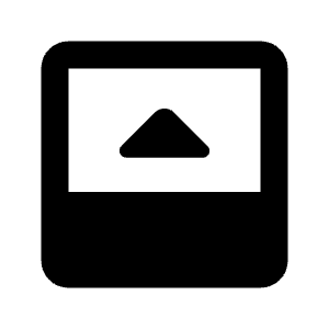 Bottom Panel Open Fill Icon from Rounded Fill - Streamline Material Free Set