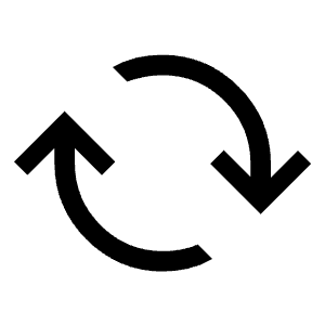 Cached Icon from Sharp Line - Material Symbols Set