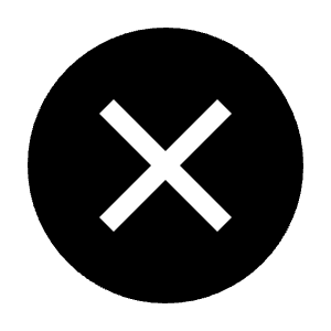 Cancel Fill Icon from Outlined Fill - Material Symbols Set