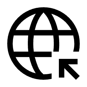 Captive Portal Fill Icon from Sharp Fill - Material Symbols Set