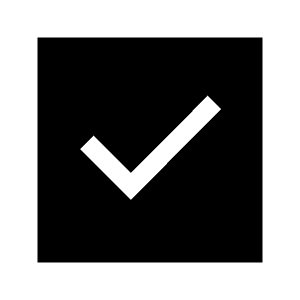 Check Box Fill Icon from Sharp Fill - Material Symbols Set